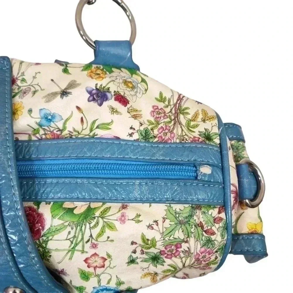 Y2K Floral multi colored Shoulder Bag with long strap. Brand new - Picture 6 of 15